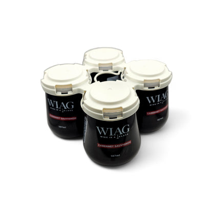 4 Pack Wine - Elegant Single-Serve Wine In A Glass - Premium Quality, Perfect Portion - WIAG Global