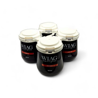 4 Pack Wine - Elegant Single-Serve Wine In A Glass - Premium Quality, Perfect Portion - WIAG Global