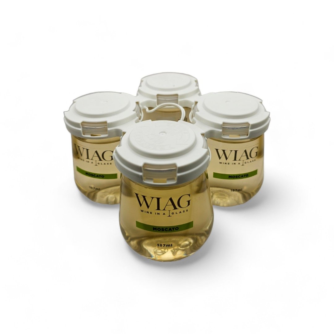 4 Pack Wine - Elegant Single-Serve Wine In A Glass - Premium Quality, Perfect Portion - WIAG Global