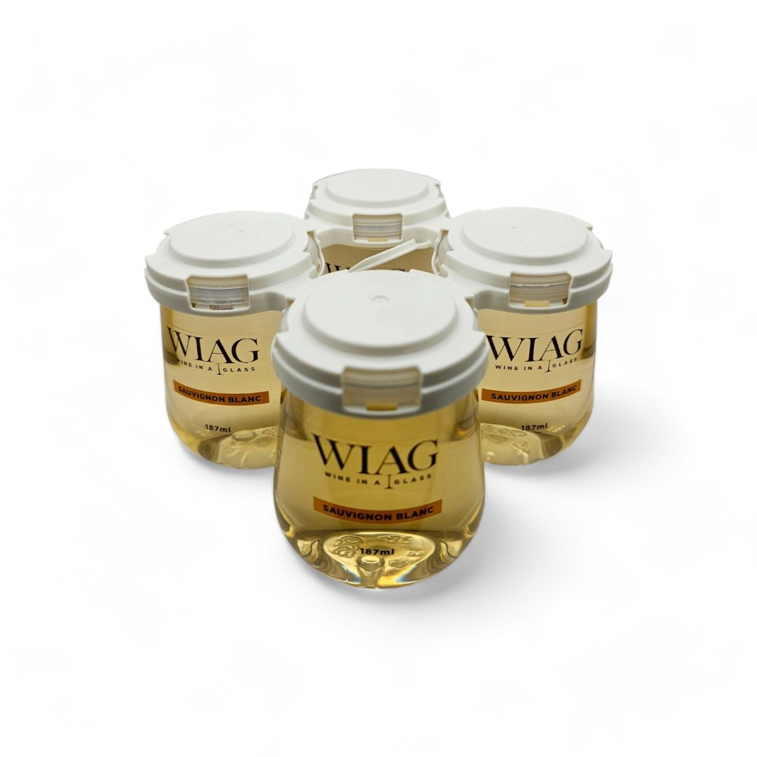 4 Pack Wine - Elegant Single-Serve Wine In A Glass - Premium Quality, Perfect Portion - WIAG Global